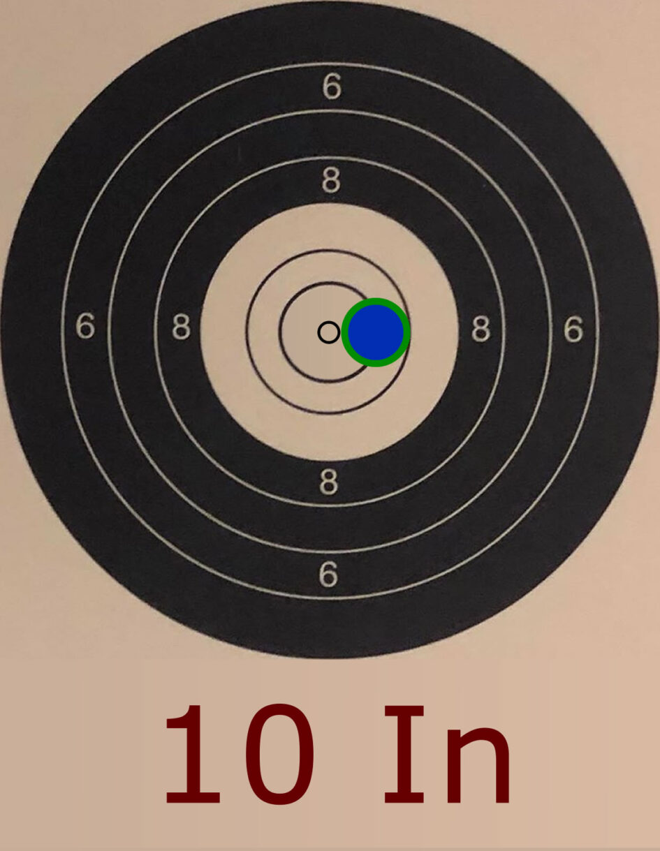 NSRA Benchrest Scoring - 10 In - .22lr and .177