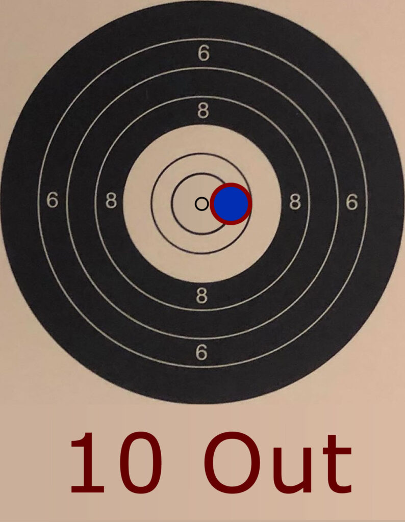 NSRA Benchrest Scoring - 10 Out - .22lr and .177