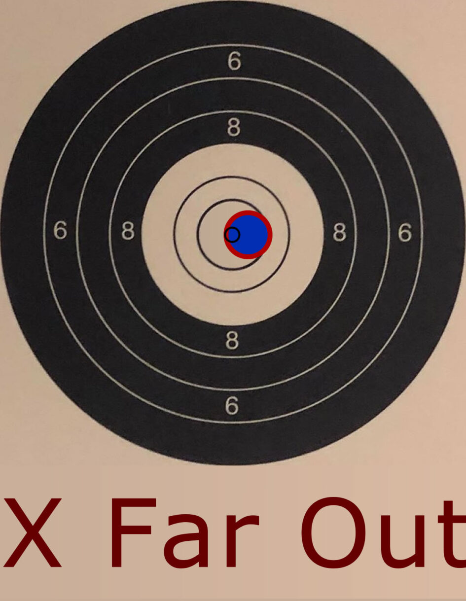 NSRA Benchrest Scoring - X Far Out - .22lr and .177